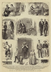 Return of the Troops from Egypt, Sketches in Advance